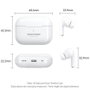 Vention Auriculares Bluetooth Echo Lite E11 con Estuche de Carga, Autonomía 6h, Blancos